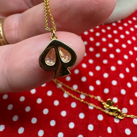 2035-AOHP Kate Spade “Everyday Spade” Cubic Zirconia Stud  & Pendent Set NWT - Picture 15 of 15